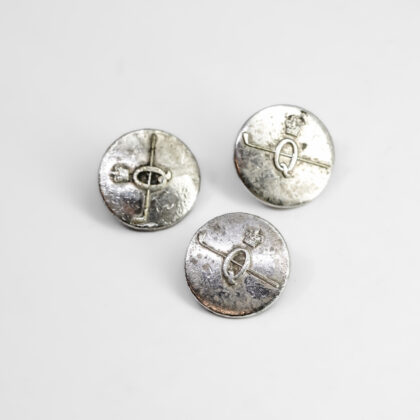 3 Vintage Royal Queensland Golf Club Metal Buttons – Stokes – 20mm #64005-10