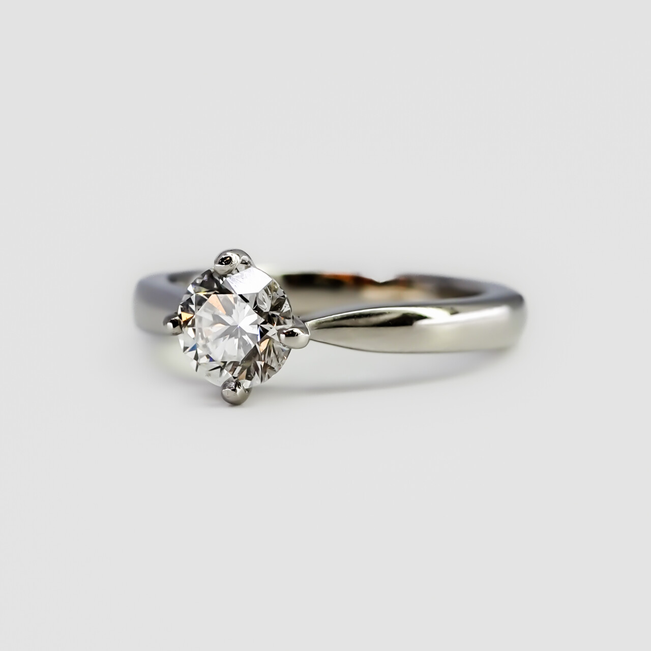 Platinum 0.75ct Round Natural Diamond Solitaire Ring – G/SI1 – Val $8,050 Size i #66970 Platinum 0.75ct Round Natural Diamond Solitaire Ring – G/SI1 – Val $8,050 Size i #66970 - Image 7