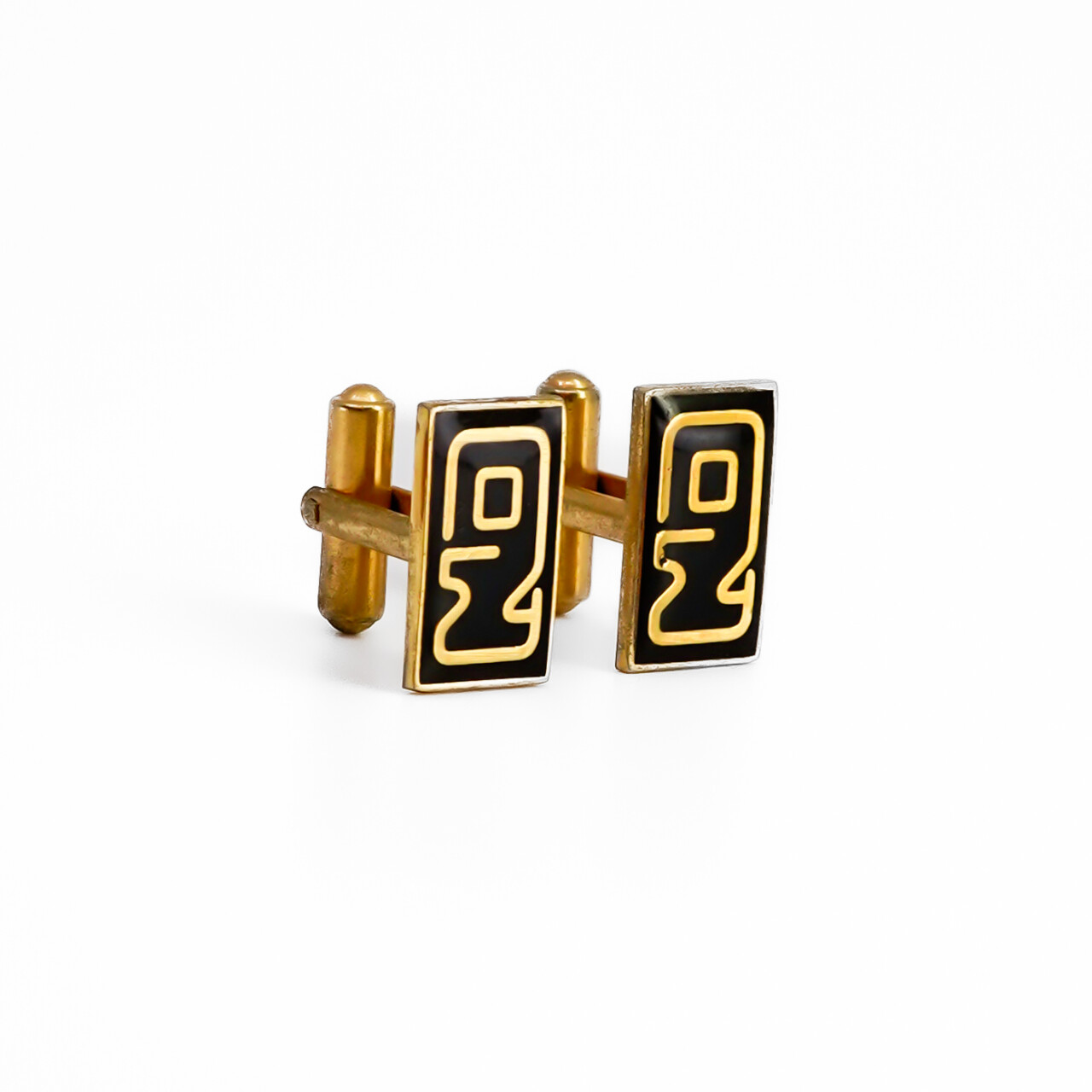 Vintage AJ Parkes Metal Cufflinks – “ON” or “NO” Design – 19x11mm #64005-4 Vintage AJ Parkes Metal Cufflinks – “ON” or “NO” Design – 19x11mm #64005-4