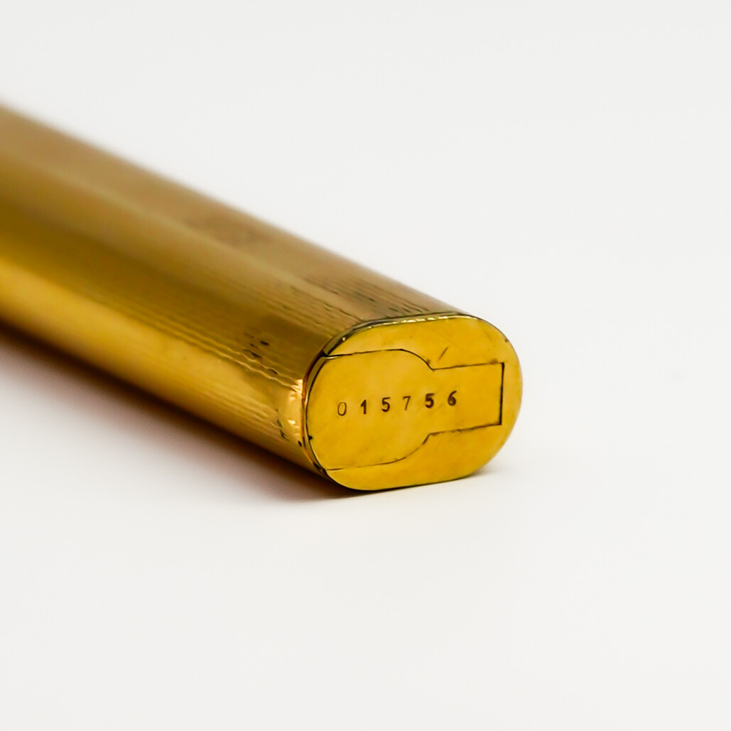 Vintage Cartier Trinity Ballpoint Pen – Gold Plated – Engraved #4255-62 Vintage Cartier Trinity Ballpoint Pen – Gold Plated – Engraved #4255-62 - Image 6