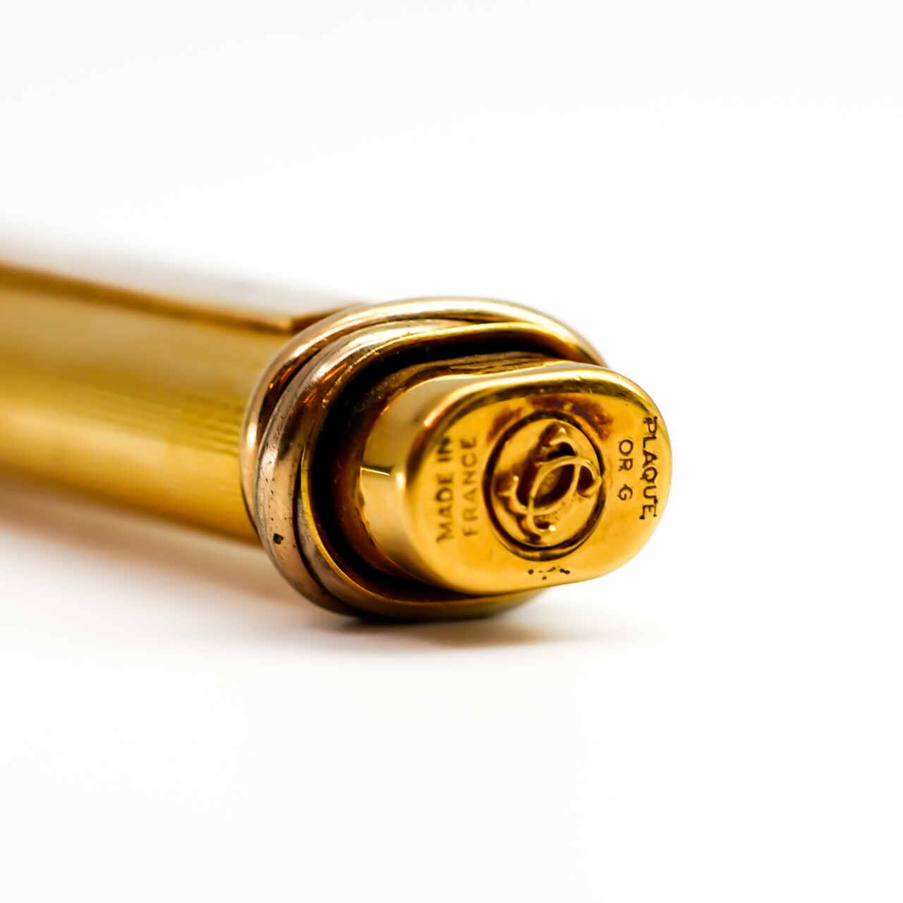 Vintage Cartier Trinity Ballpoint Pen – Gold Plated – Engraved #4255-62 Vintage Cartier Trinity Ballpoint Pen – Gold Plated – Engraved #4255-62 - Image 5