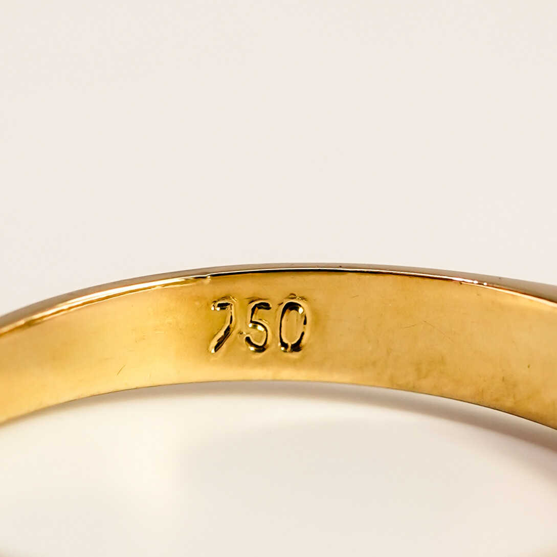 Vintage 18ct Yellow Gold Diamond Solitaire Ring Size M½ – 0.22ct #67647 Vintage 18ct Yellow Gold Diamond Solitaire Ring Size M½ – 0.22ct #67647 - Image 8