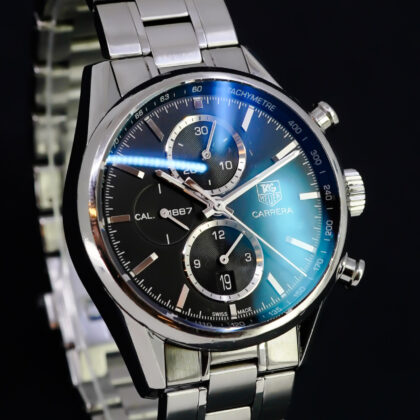 Tag Heuer Carrera CAR2110-2 Automatic 41mm Watch – Box & Papers #67471