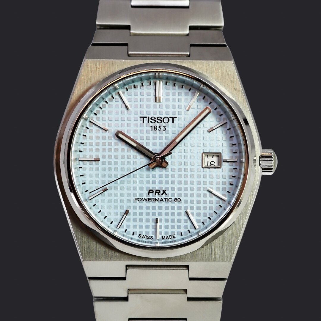 Tissot PRX Powermatic 80 Automatic Watch – Blue Dial 40mm + Box #67626
