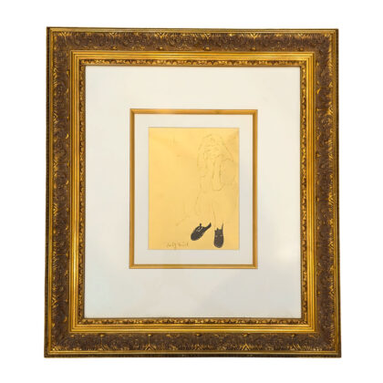 Andy Warhol Golden Girl 1955 Hand Signed Lithograph