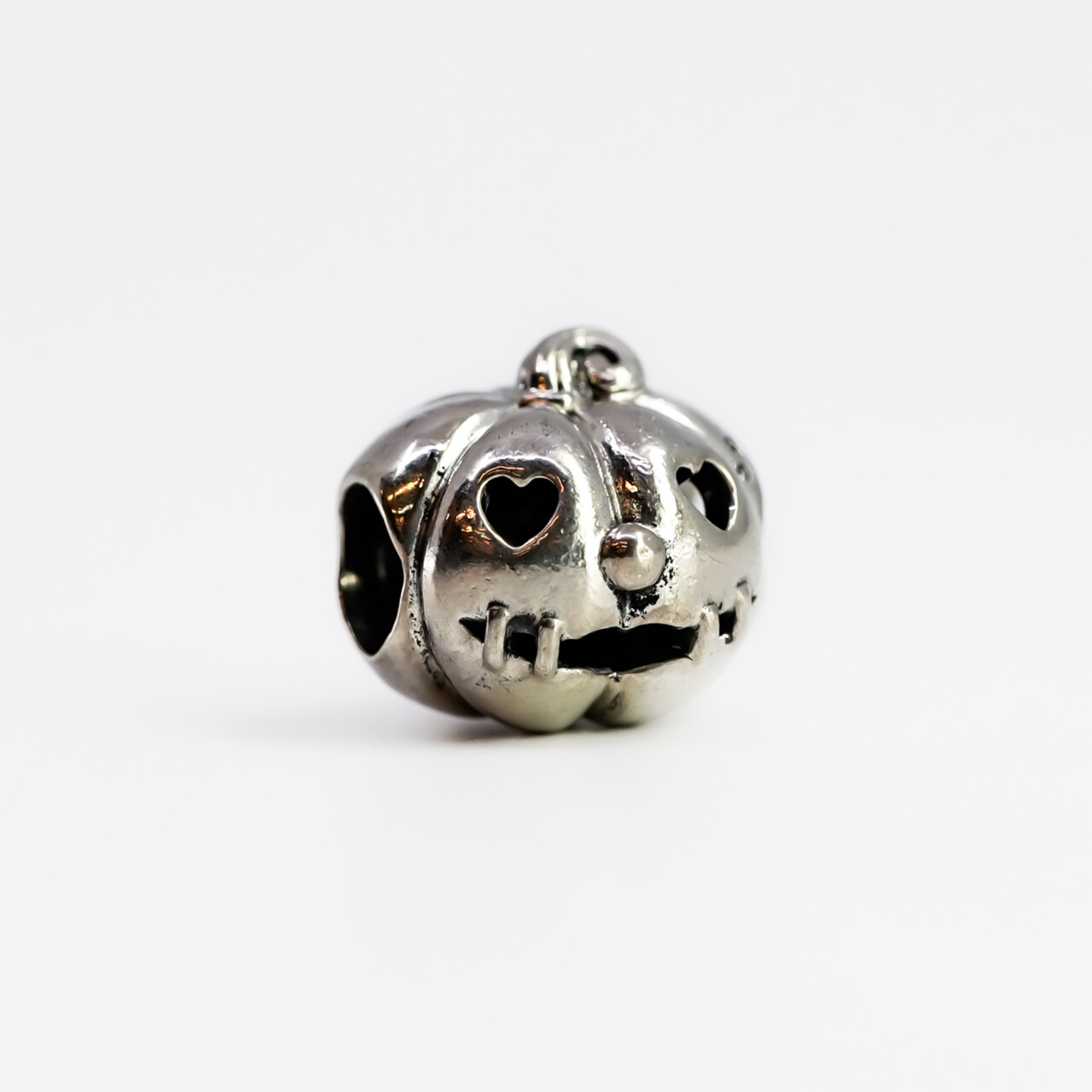 Pandora Sterling Silver Halloween Sweey Pumpkin Charm #67323-3