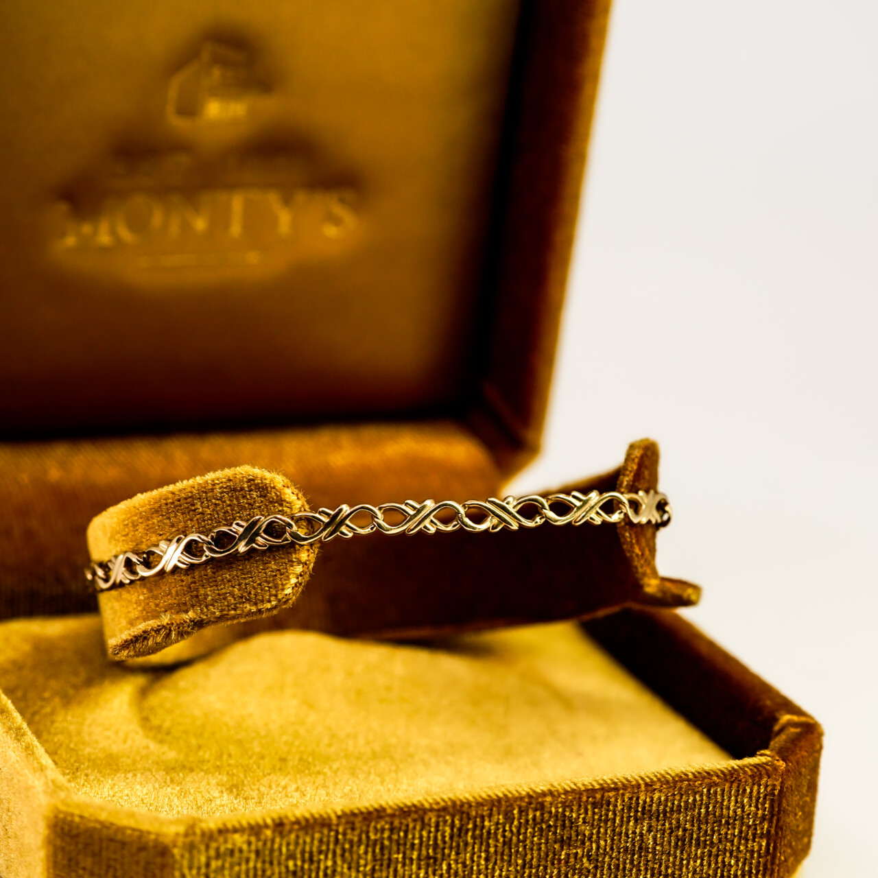 9ct Yellow Gold Patterned Link Bracelet – 20cm #67771 9ct Yellow Gold Patterned Link Bracelet – 20cm #67771 - Image 2