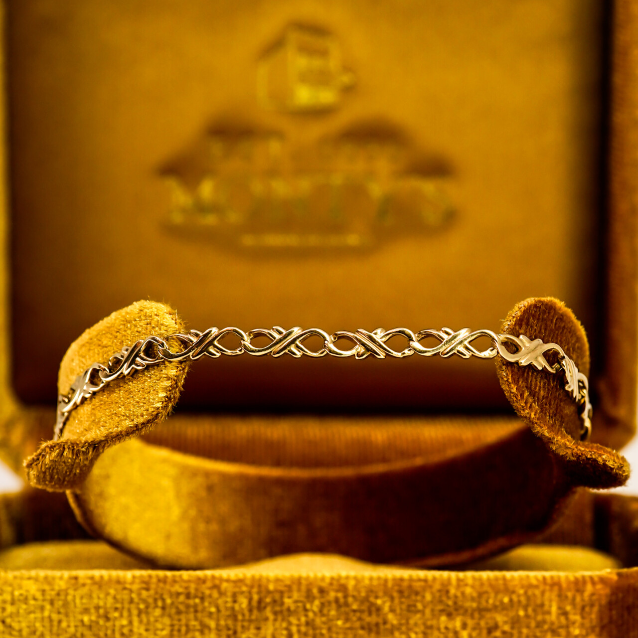 9ct Yellow Gold Patterned Link Bracelet – 20cm #67771 9ct Yellow Gold Patterned Link Bracelet – 20cm #67771 - Image 8
