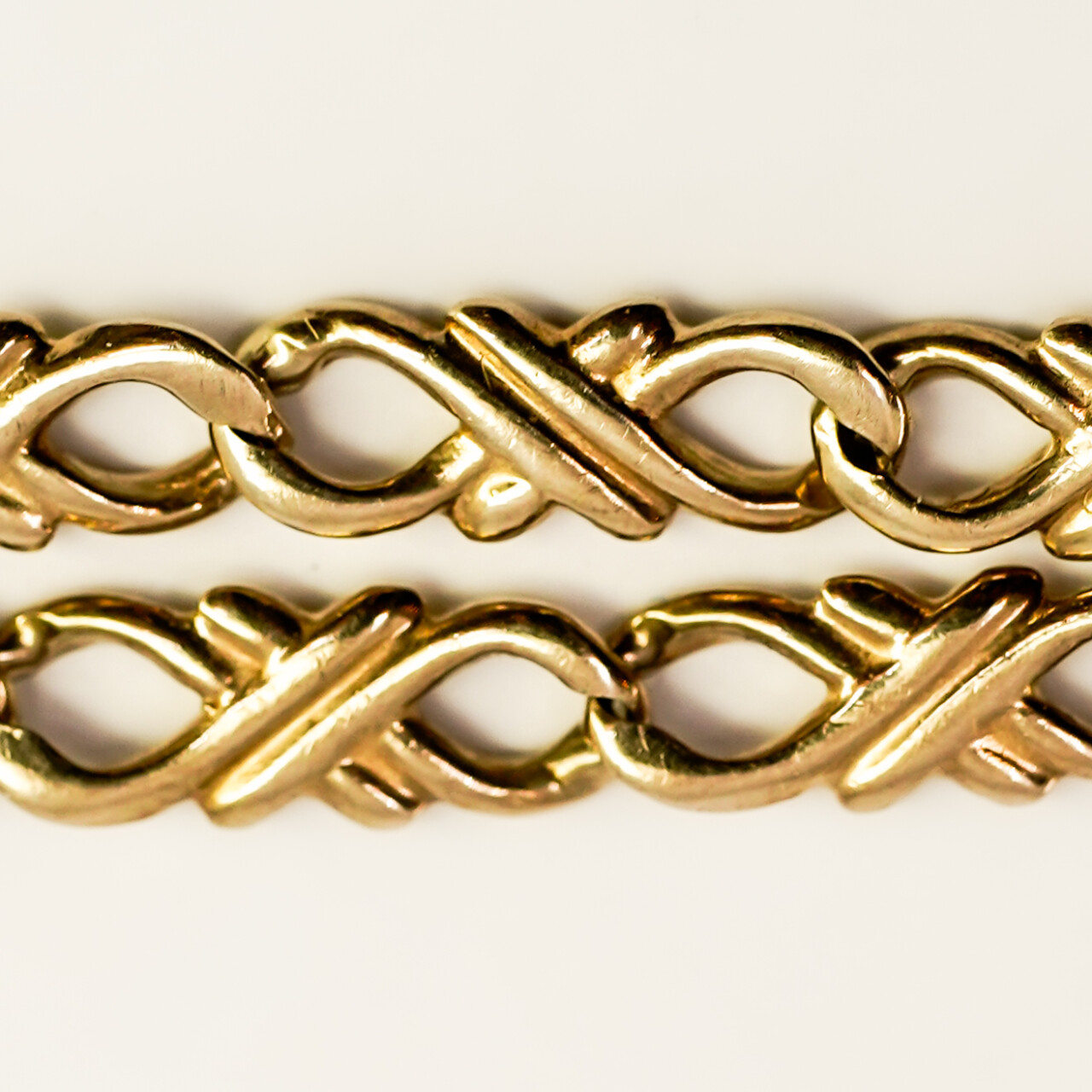 9ct Yellow Gold Patterned Link Bracelet – 20cm #67771 9ct Yellow Gold Patterned Link Bracelet – 20cm #67771 - Image 3