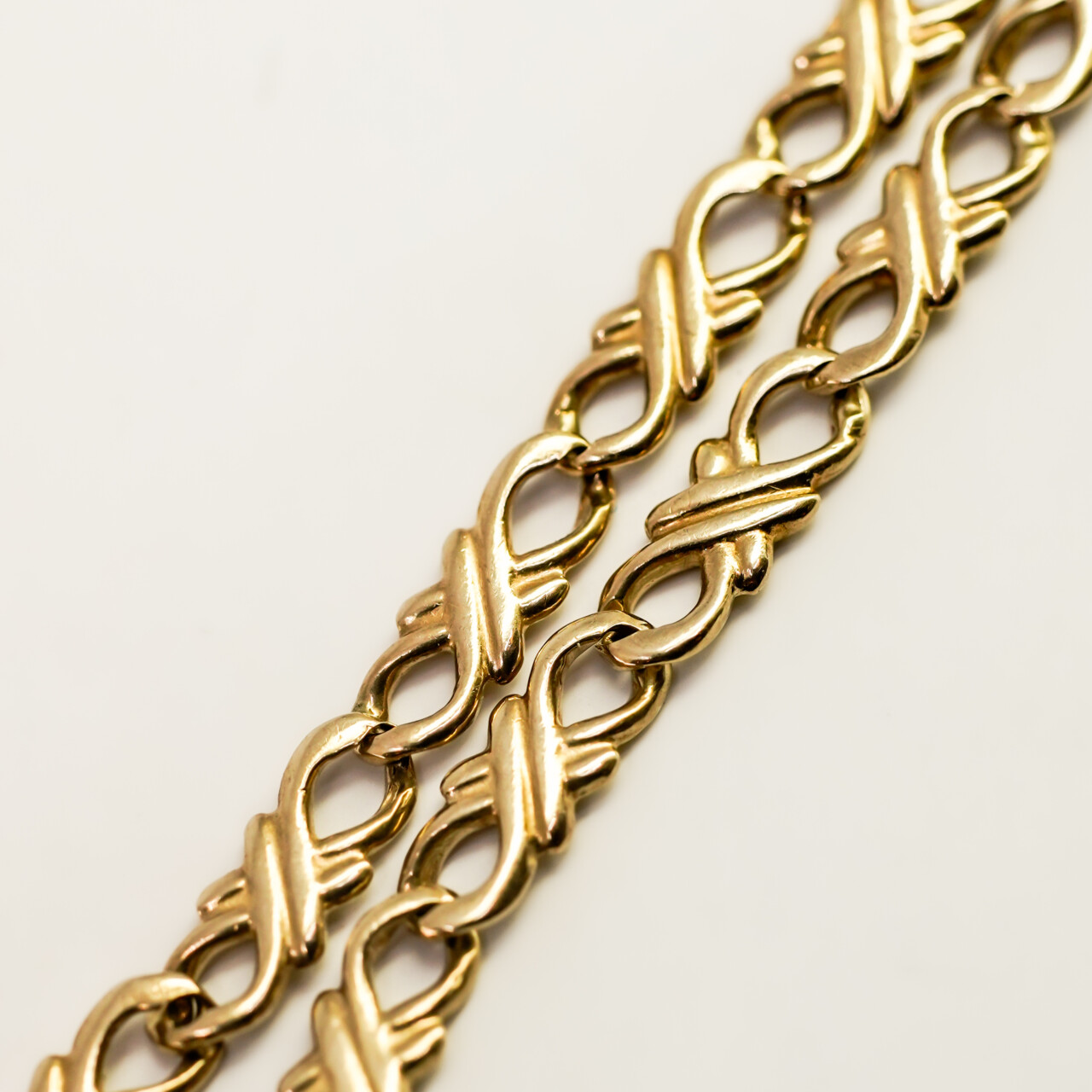 9ct Yellow Gold Patterned Link Bracelet – 20cm #67771 9ct Yellow Gold Patterned Link Bracelet – 20cm #67771 - Image 5