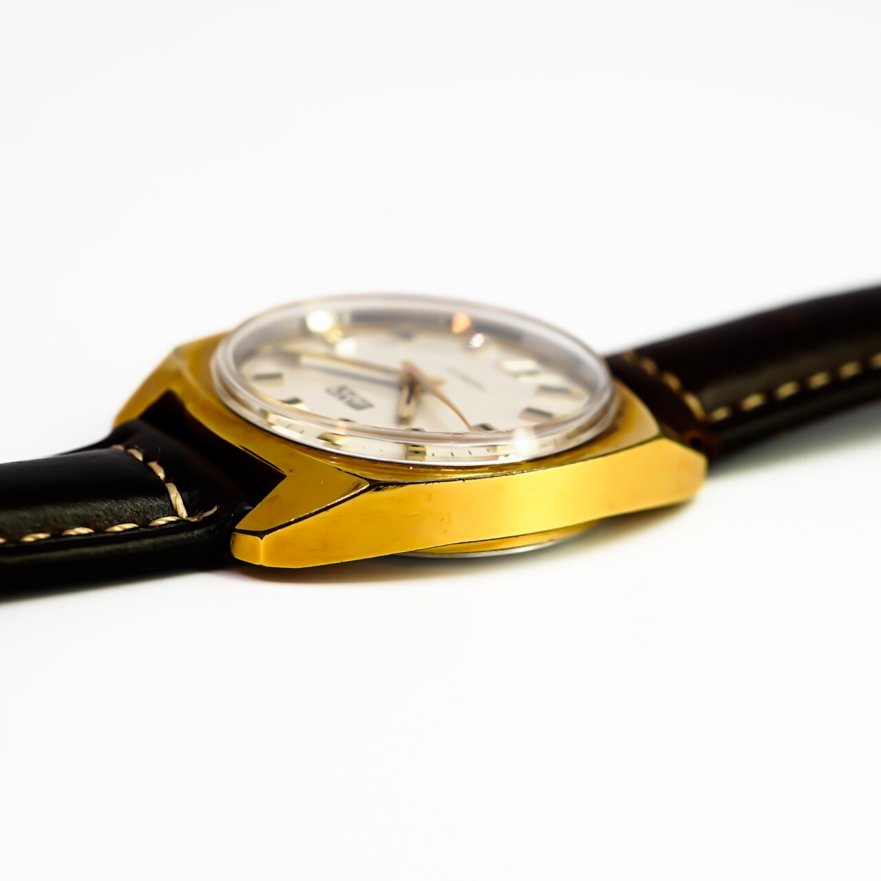 Vintage BWC Swiss Incabloc Automatic 34mm Watch – Gold-Plated #67733 Vintage BWC Swiss Incabloc Automatic 34mm Watch – Gold-Plated #67733 - Image 7