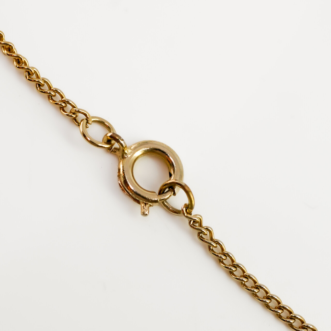 Gold-Plated Connemara Marble Irish Wishing Stone Pendant on Chain – 60cm #67789 Gold-Plated Connemara Marble Irish Wishing Stone Pendant on Chain – 60cm #67789 - Image 3