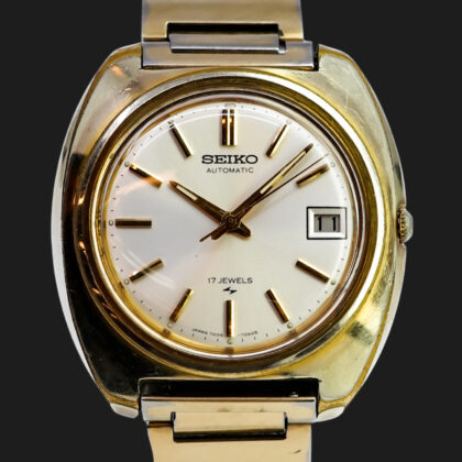 Seiko 7005-7070 Automatic Gold-Tone 37mm Vintage Watch with Original Band