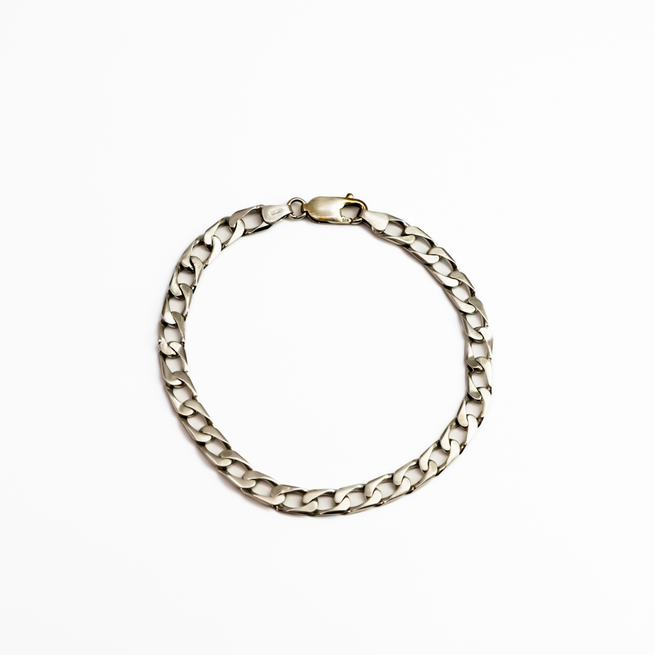 Sterling Silver Curb Bracelet 19cm #67780 Sterling Silver Curb Bracelet 19cm #67780