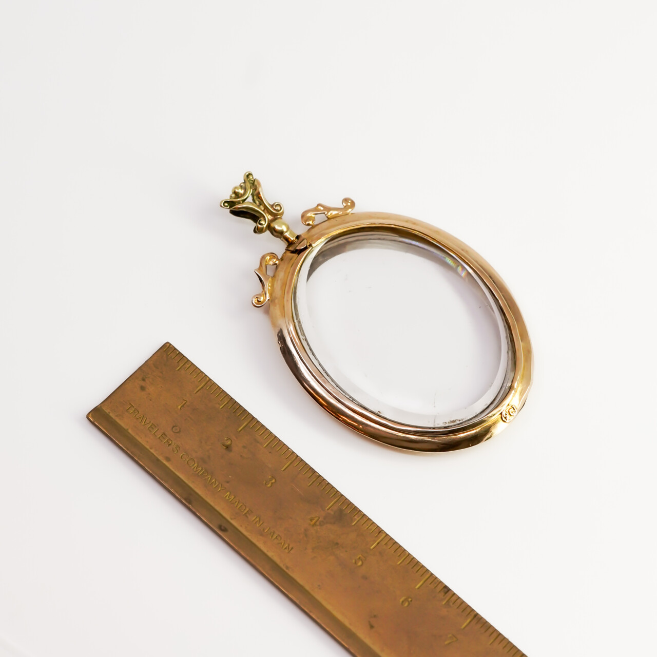 Vintage 9ct Yellow Gold Picture Frame Pendant – 48x40mm #67785 Vintage 9ct Yellow Gold Picture Frame Pendant – 48x40mm #67785 - Image 5
