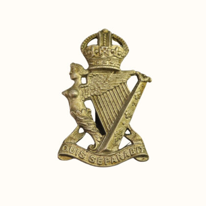 WWII British Army Cap Badge – Royal Ulster Rifles (King’s Crown) #67939-5