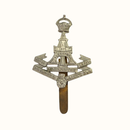 WWII British Army Cap Badge – Alexandra Princess of Wales’s Own Yorkshire Regiment #67939-4