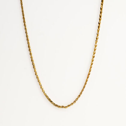 21ct Yellow Gold Fancy Link Chain Necklace - 55cm – 8.5g #67918