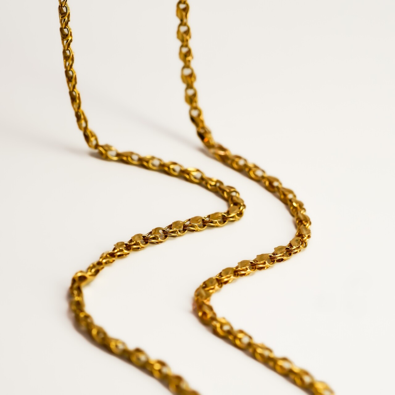 21ct Yellow Gold Fancy Link Chain Necklace - 55cm – 8.5g #67918 21ct Yellow Gold Fancy Link Chain Necklace - 55cm – 8.5g #67918 - Image 7