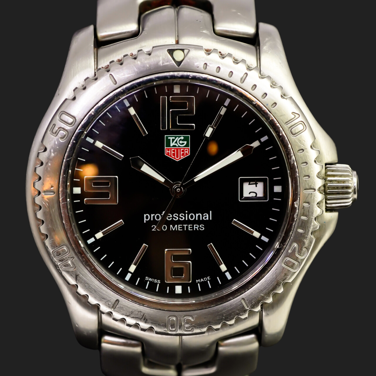 TAG Heuer Link Professional WT1110 Quartz Watch – Black Dial – 38mm #67961