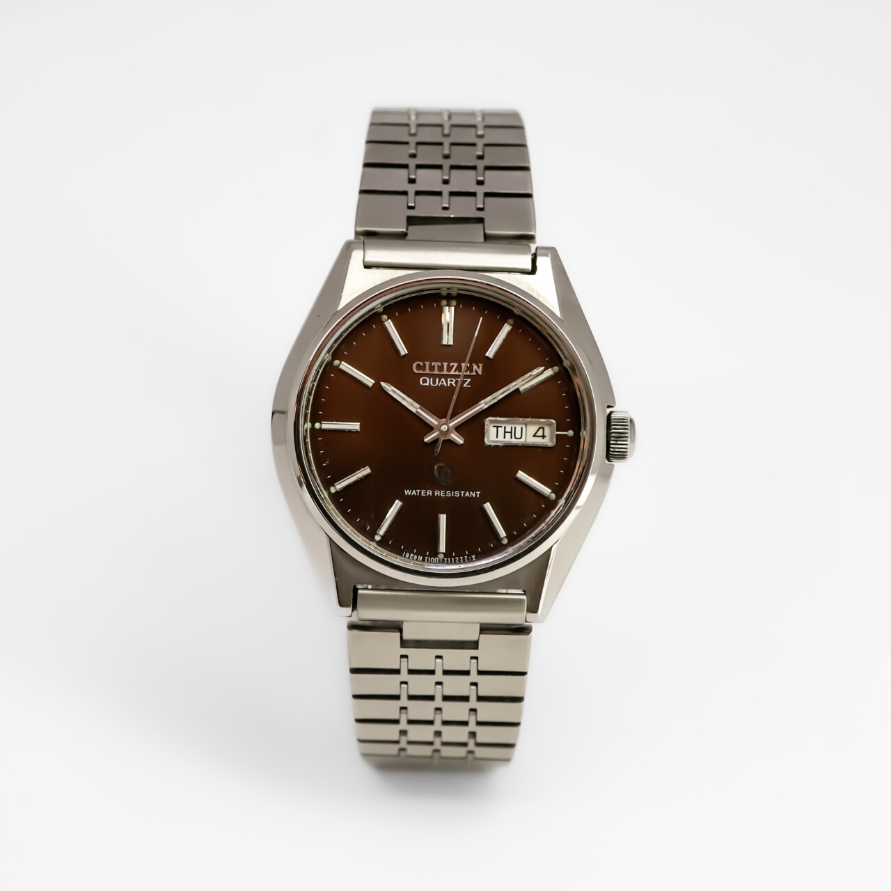 Citizen CQ Men’s Quartz Watch 4-732014 Y – Brown Dial – 37mm – Circa 1980 #67954 Citizen CQ Men’s Quartz Watch 4-732014 Y – Brown Dial – 37mm – Circa 1980 #67954 - Image 3