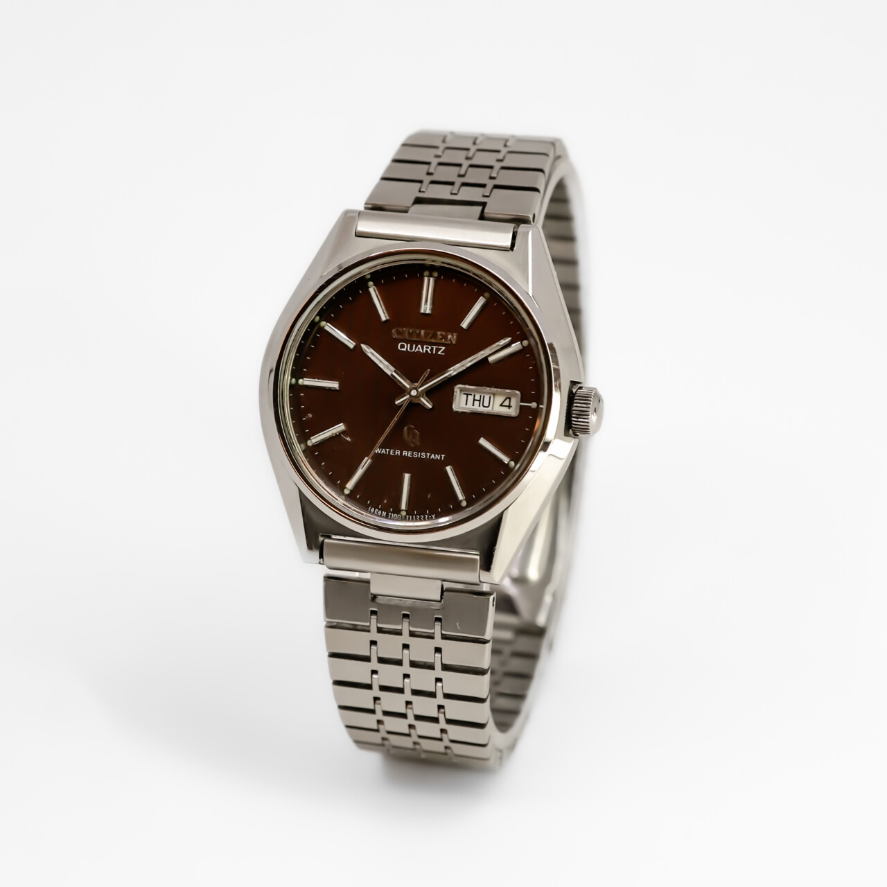 Citizen CQ Men’s Quartz Watch 4-732014 Y – Brown Dial – 37mm – Circa 1980 #67954 Citizen CQ Men’s Quartz Watch 4-732014 Y – Brown Dial – 37mm – Circa 1980 #67954 - Image 5