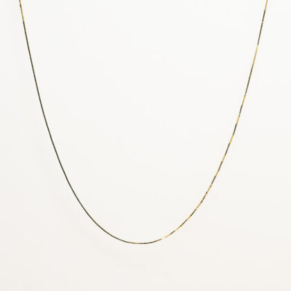 10ct Yellow Gold Fine Box Link Chain 45cm #67515