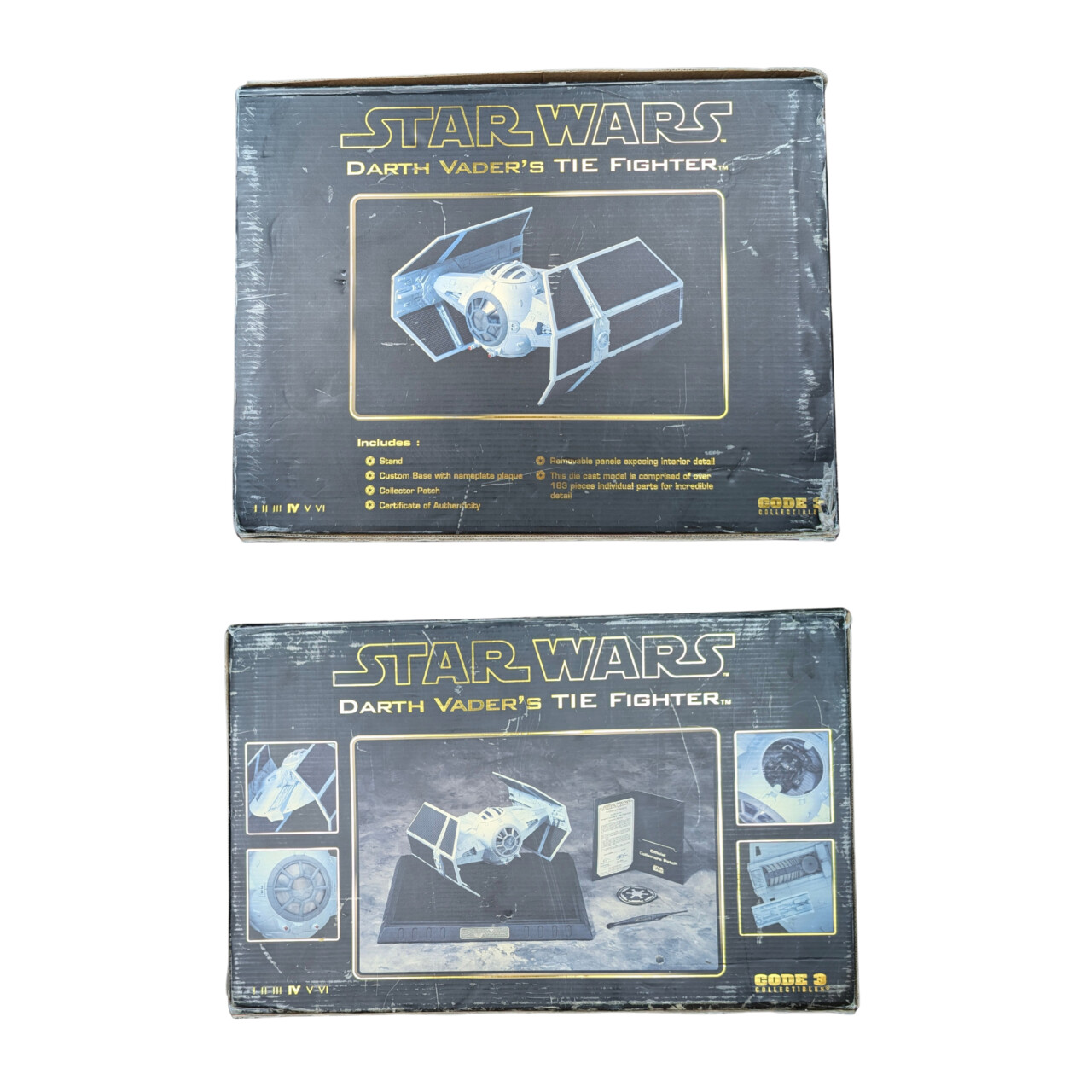 Star Wars Code 3 Collectibles – Darth Vader’s TIE Fighter Die-Cast Replica (2006) – Limited Edition 2251/5000 #67366 Star Wars Code 3 Collectibles – Darth Vader’s TIE Fighter Die-Cast Replica (2006) – Limited Edition 2251/5000 #67366 - Image 4