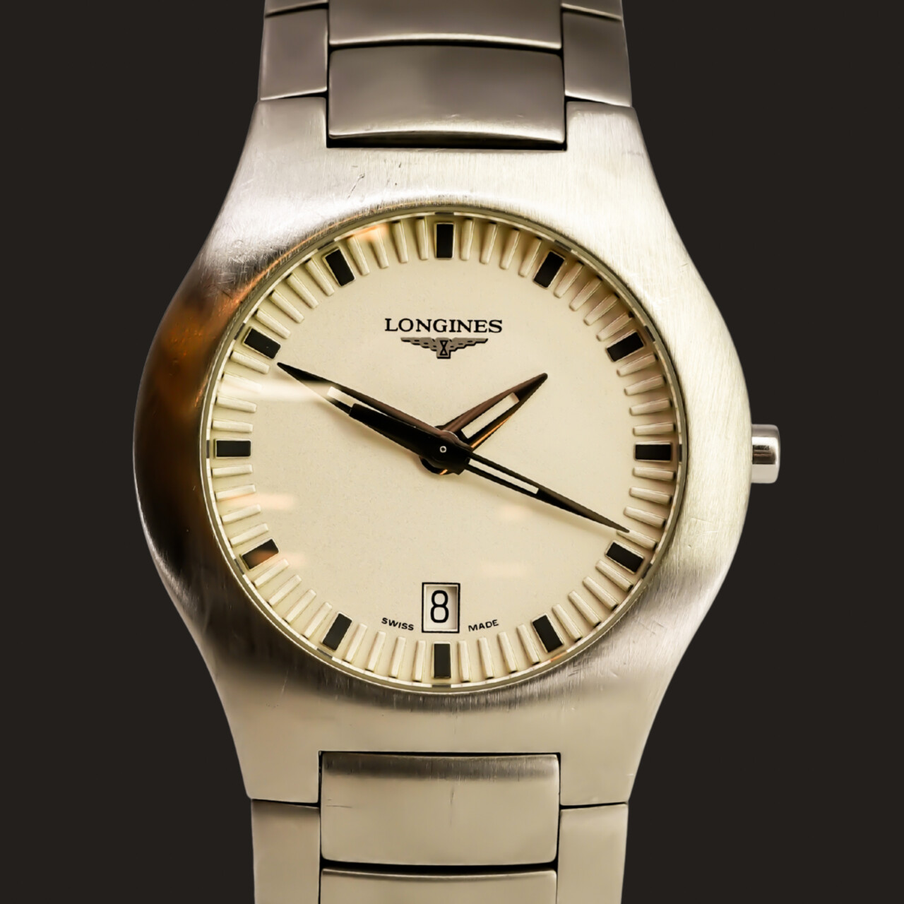 Longines L3.617.4 Quartz Watch – 36mm Stainless Steel with Carry Case #67396