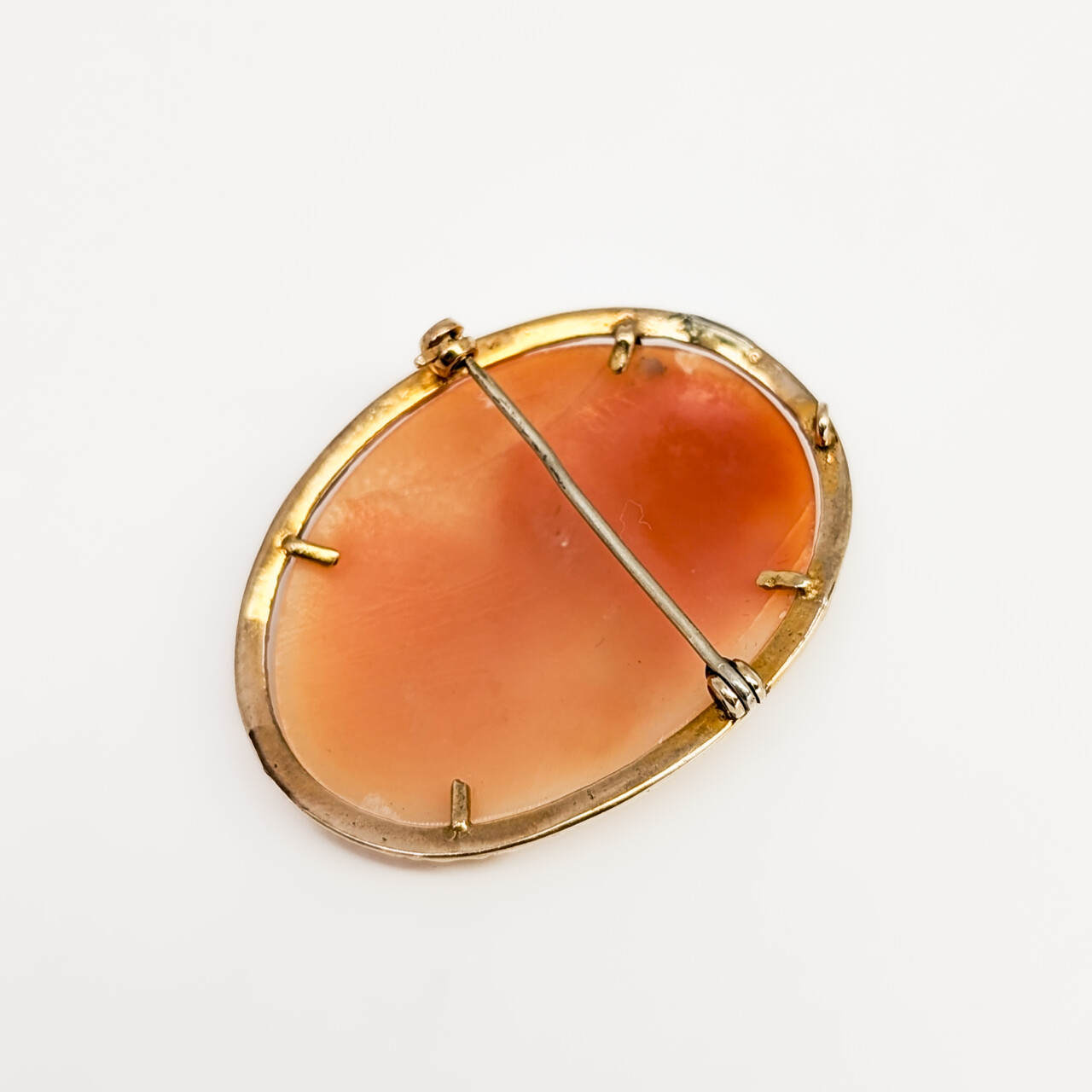 Vintage Gold-Plated Cameo Brooch – Lady’s Portrait - 43 x 33mm #67058 Vintage Gold-Plated Cameo Brooch – Lady’s Portrait - 43 x 33mm #67058 - Image 2