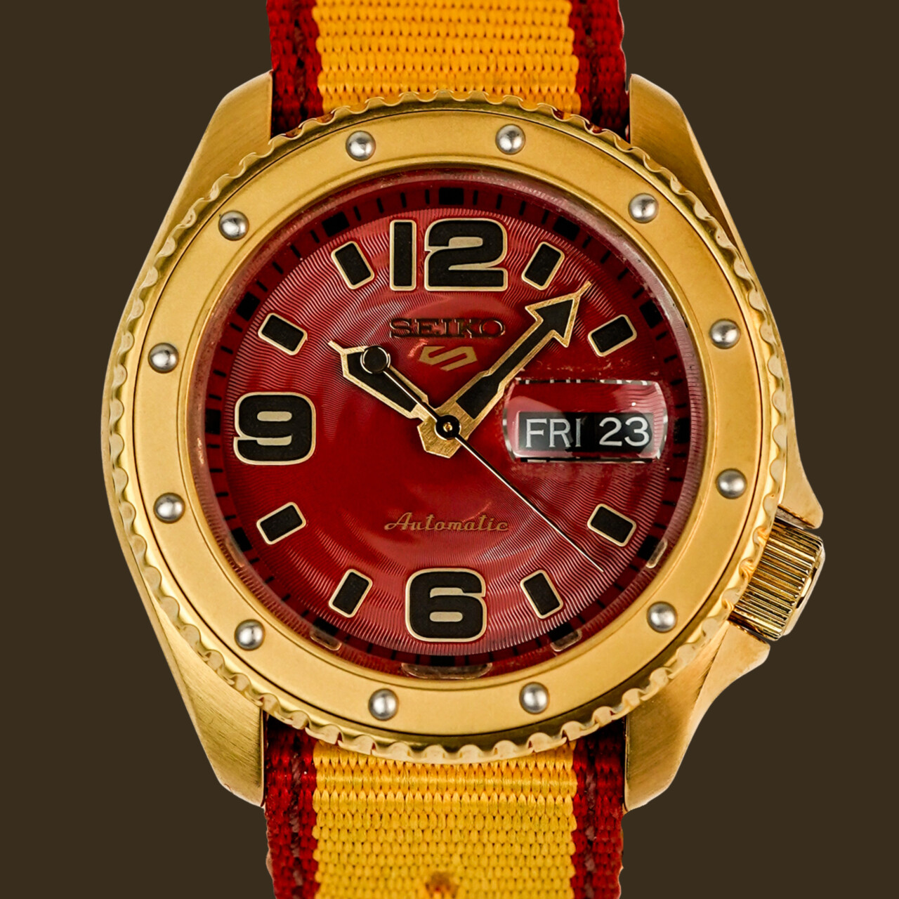 Seiko 5 Sports Street Fighter Limited Edition “Zangief” SRPF24K1 Automatic Watch #61398