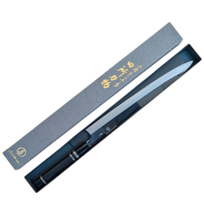 Tadokoro Hamono Knife Mirror Polished Ginsan (Silver 3) Sujihiki 300mm #68158