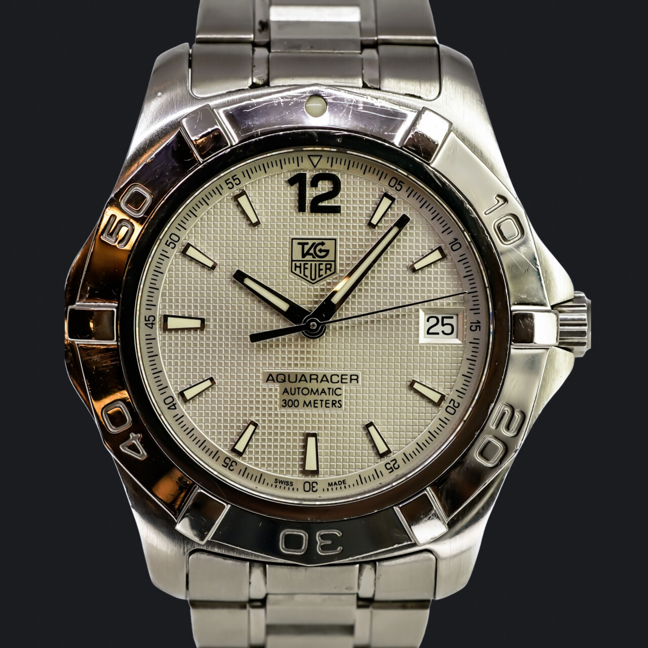 【稼働】 TAG HEUER AQUARACER WAF2111 自動巻き腕時計 稼働】 TAG HEUER AQUARACER WAF2111 自動巻き腕時計 稼働】 TAG HEUER