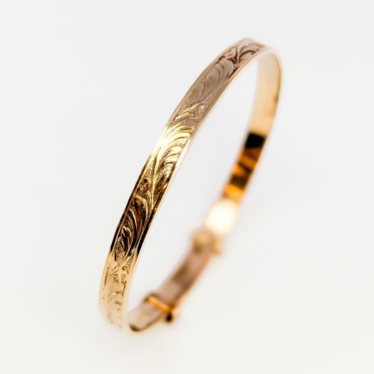 Vintage 9ct Gold Filled Adjustable Baby Bangle #67265 Vintage 9ct Gold Filled Adjustable Baby Bangle #67265