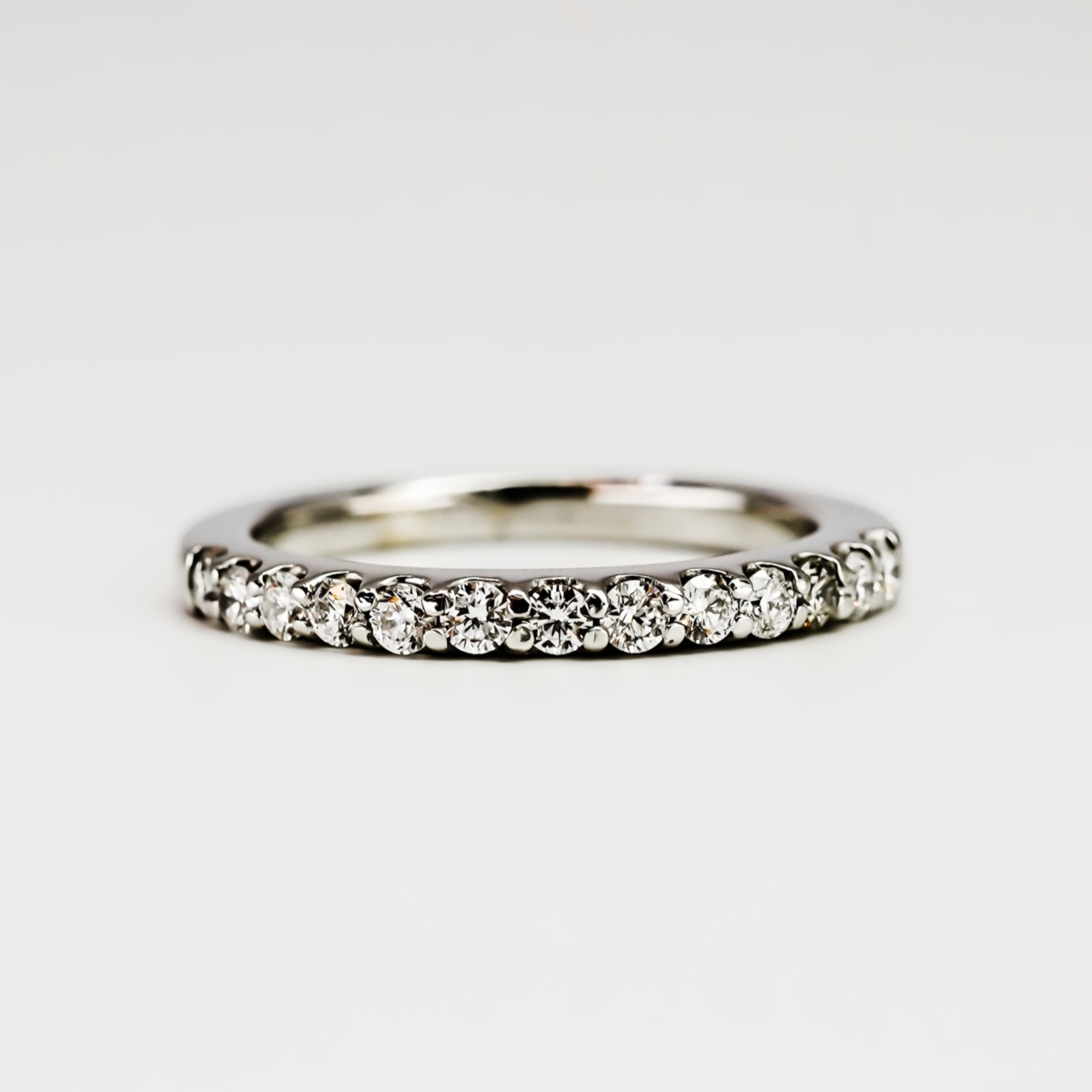 14ct White Gold Diamond Eternity Band 0.39ct TW - Ring Size K Val $3450 #67842-1 14ct White Gold Diamond Eternity Band 0.39ct TW - Ring Size K Val $3450 #67842-1