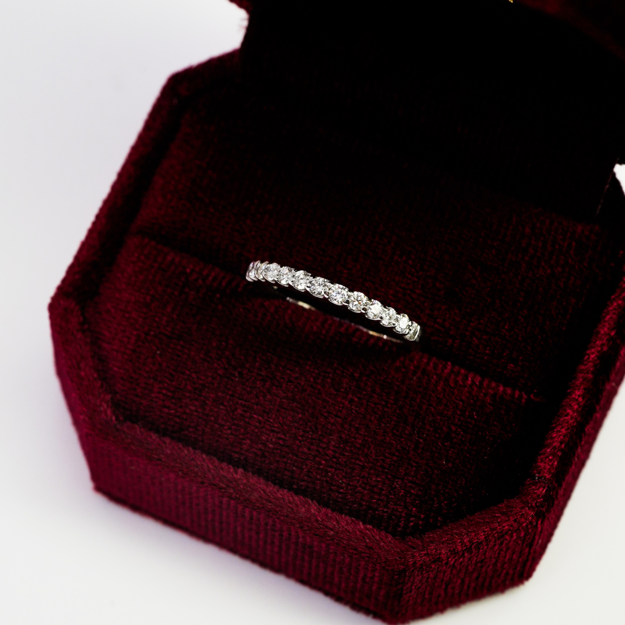 14ct White Gold Diamond Eternity Band 0.39ct TW - Ring Size K Val $3450 #67842-1 14ct White Gold Diamond Eternity Band 0.39ct TW - Ring Size K Val $3450 #67842-1 - Image 4