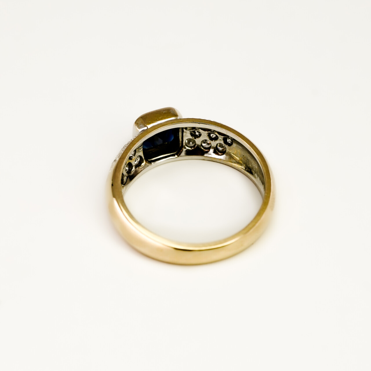 Australian Sapphire & Diamond Ring – 18ct Yellow Gold - Val $5,995 – Size P½ #68624 Australian Sapphire & Diamond Ring – 18ct Yellow Gold - Val $5,995 – Size P½ #68624 - Image 8