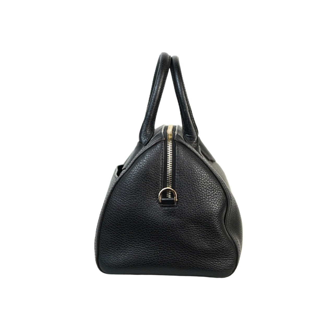 Furla Alba Satchel Bag – Black Pebbled Leather – Gold-Tone Hardware – with Dust Bag #68083 Furla Alba Satchel Bag – Black Pebbled Leather – Gold-Tone Hardware – with Dust Bag #68083 - Image 7