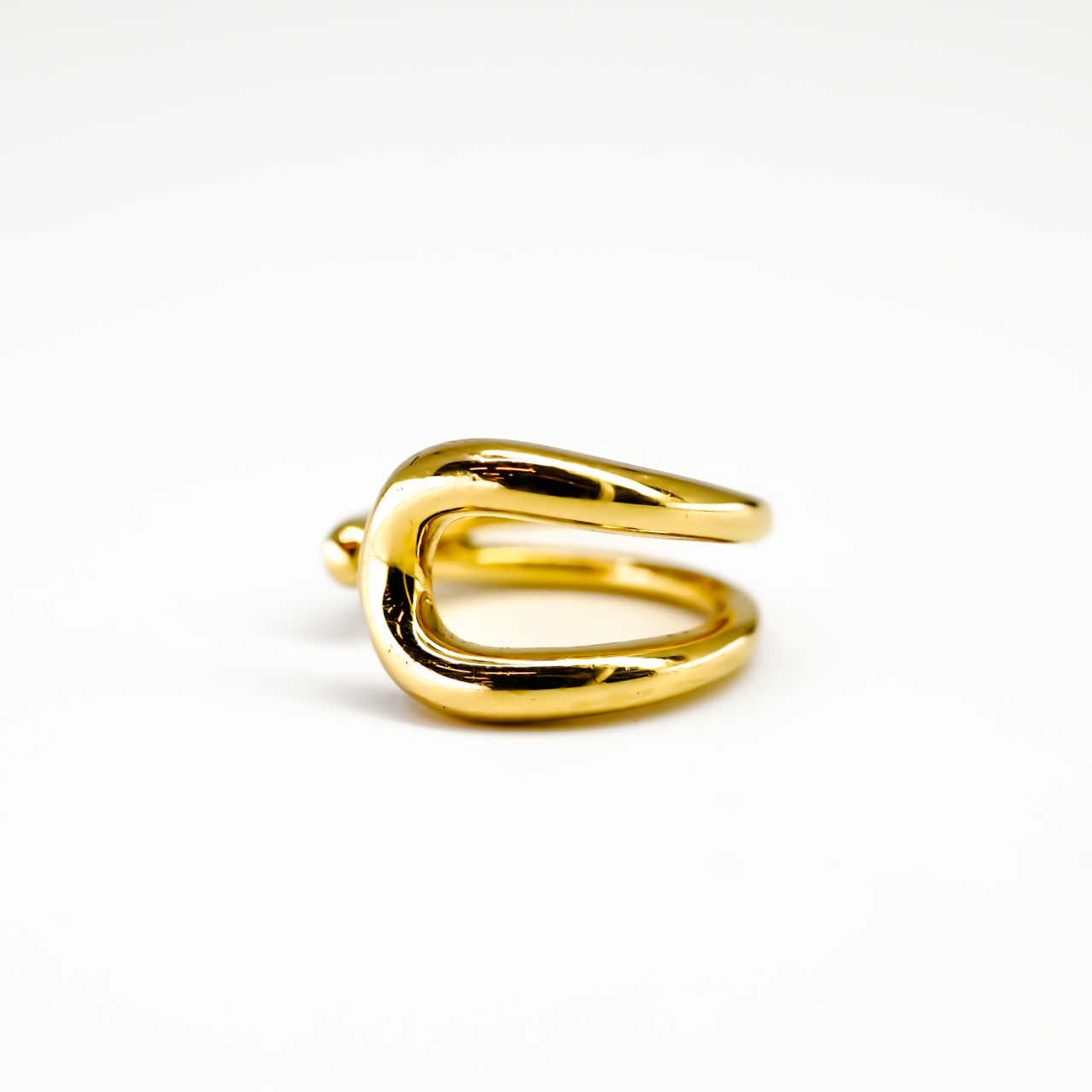 Georg Jensen 18ct Yellow Gold Adjustable Mercy Ear Cuff #67756 Georg Jensen 18ct Yellow Gold Adjustable Mercy Ear Cuff #67756 - Image 5