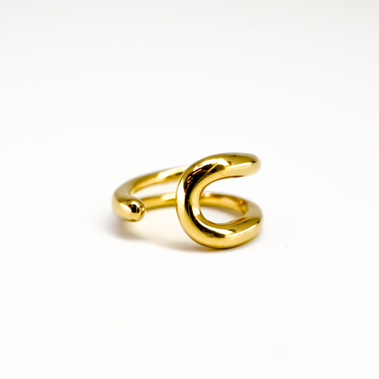 Georg Jensen 18ct Yellow Gold Adjustable Mercy Ear Cuff #67756 Georg Jensen 18ct Yellow Gold Adjustable Mercy Ear Cuff #67756