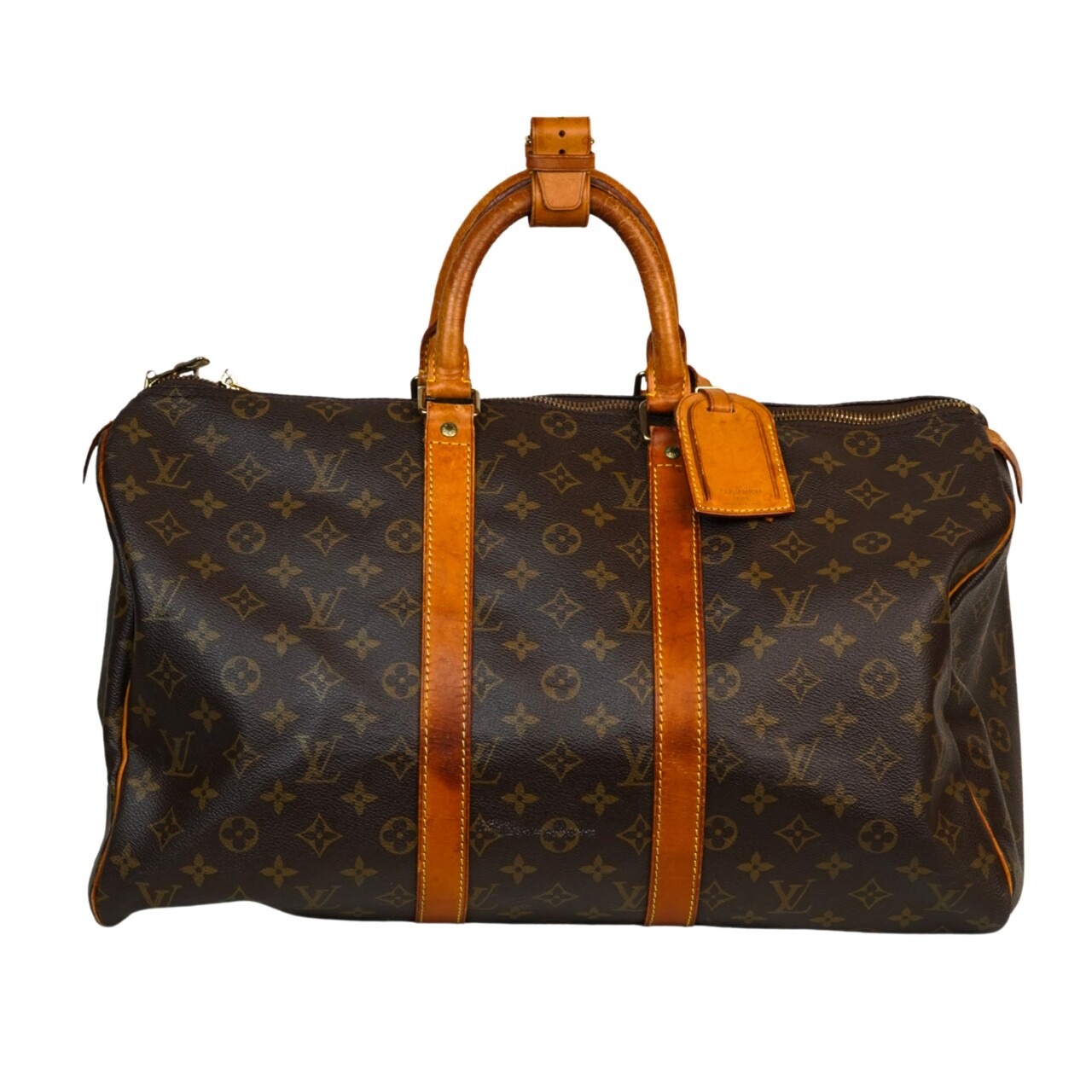 Louis Vuitton Keepall 45 Monogram Duffle Bag - COA #68229 Louis Vuitton Keepall 45 Monogram Duffle Bag - COA #68229 - Image 13