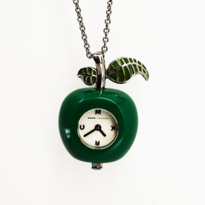 Marc by Marc Jacobs Green Apple Enamel Pendant Watch MBM1039 #67491