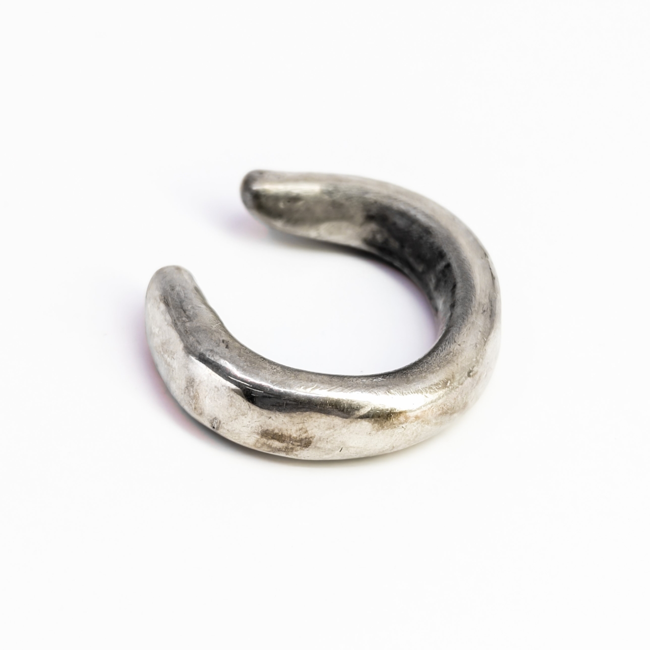 Handmade Sterling Silver Ring - Open Rustic Design - Size Q #68545 Handmade Sterling Silver Ring - Open Rustic Design - Size Q #68545