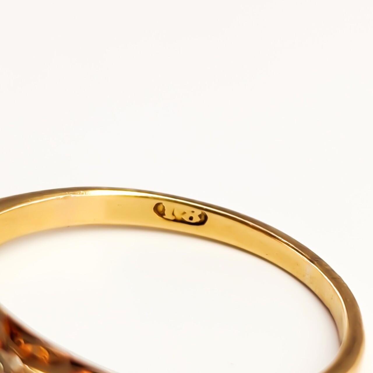 18ct Yellow Gold 1.25ct TW Old Euro Diamond London Bridge Ring Val $5299 Size O #68342 18ct Yellow Gold 1.25ct TW Old Euro Diamond London Bridge Ring Val $5299 Size O #68342 - Image 9