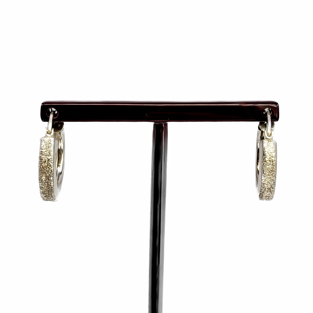 Sterling Silver Hoop Earrings - 18mm #67675 Sterling Silver Hoop Earrings - 18mm #67675