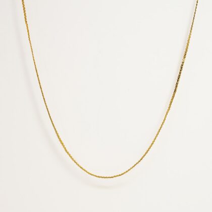 18ct Yellow Gold Chain 45cm – Hallmarked K18 #68821