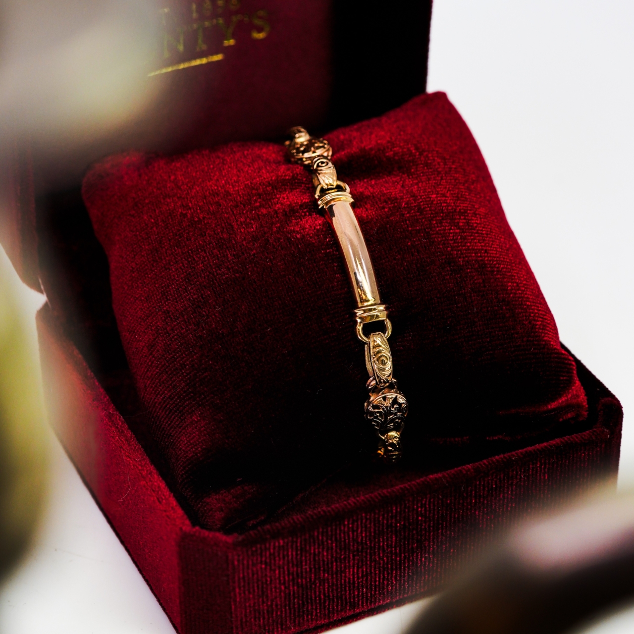 9ct Rose Gold Engraved Link Bracelet 18cm #68581 9ct Rose Gold Engraved Link Bracelet 18cm #68581 - Image 11