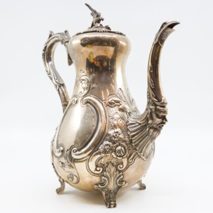 Antique Charles Boyton Sterling Silver Coffee Pot - London 1896 Ornate Victorian 857.3g #57952