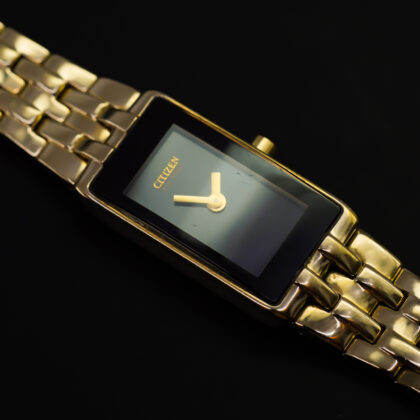 Citizen Eco-Drive Ladies Gold-Tone Watch G620-S064708 – 14mm Case #67894