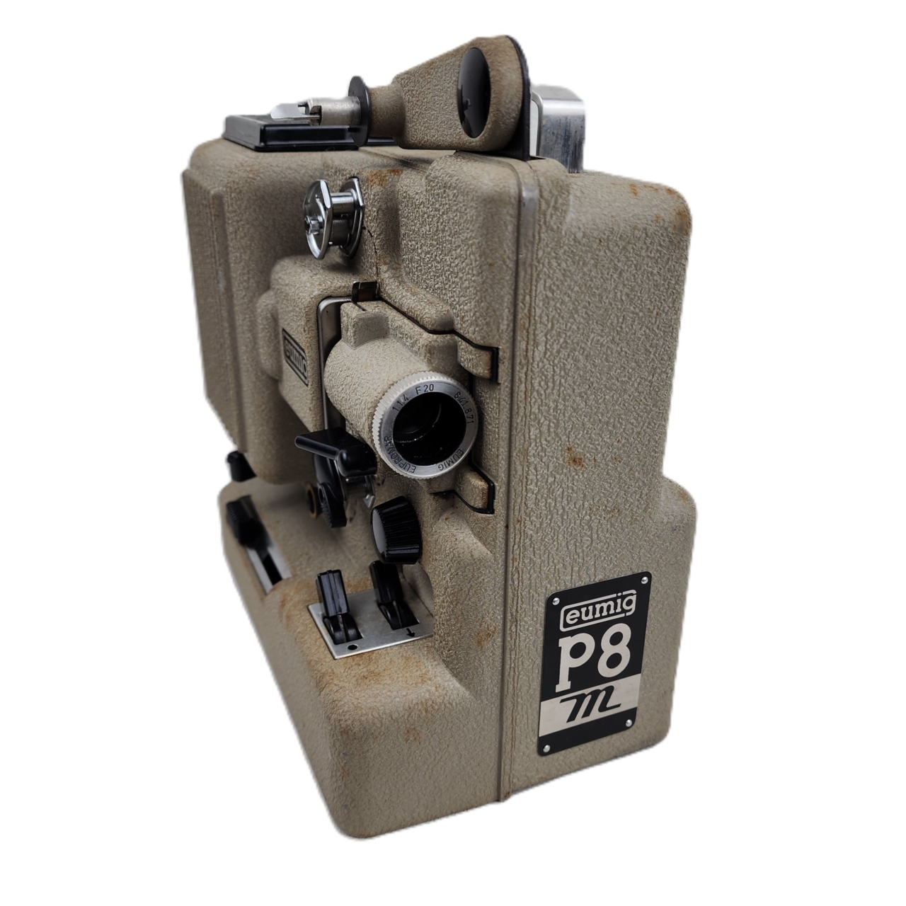 Eumig Wien P8 M Vintage 8mm Film Projector with Box & Accessories #61939 Eumig Wien P8 M Vintage 8mm Film Projector with Box & Accessories #61939 - Image 5